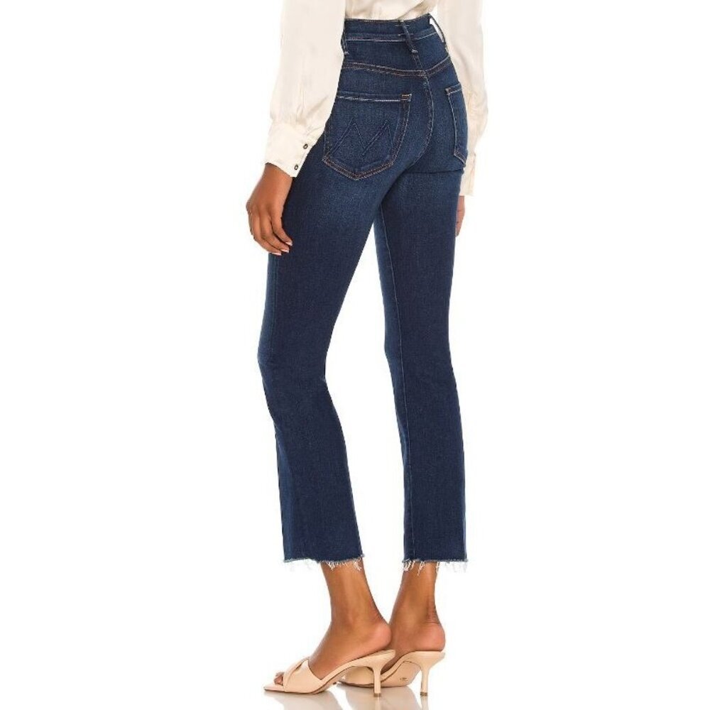 MOTHER The Hustler Ankle Fray Home Movies Size 27 NWT $228 Stretch - Picture 2 of 9